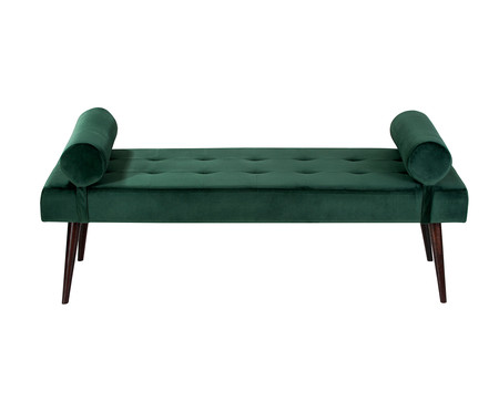 Recamier em Veludo Olivia Charming - Verde Floresta