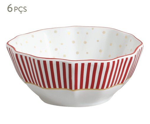Jogo de Bowls Christmas Charm, red | WestwingNow