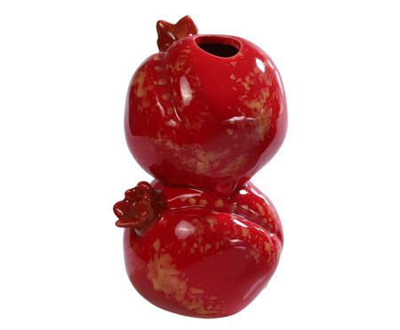 Vaso Romã Duplo Tutti-Frutti Vermelho | Westwing