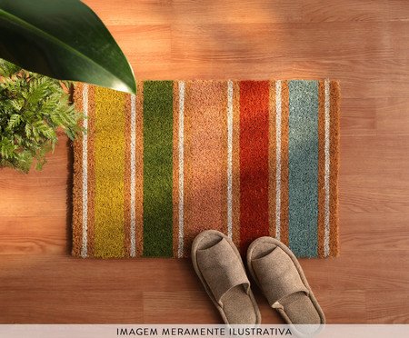Capacho Stripes Colorido | Westwing