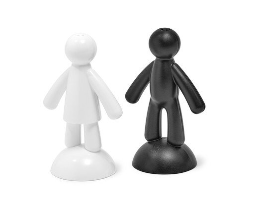 Saleiro e Pimenteiro Buddy, white | WestwingNow