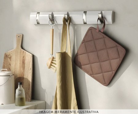 Cabideiro de Parede Flip Branco | Westwing