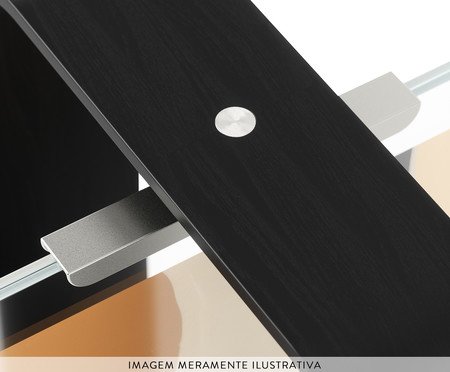 Porta-Retrato Bellwood Preto - Foto 10X15cm | Westwing