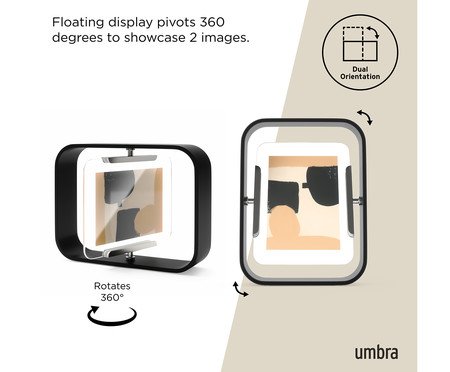 Porta-Retrato Bellwood Preto - Foto 10X15cm | Westwing