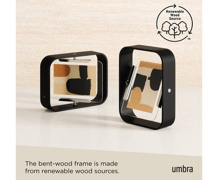 Porta-Retrato Bellwood Preto - Foto 10X15cm | Westwing