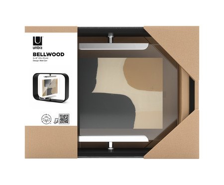 Porta-Retrato Bellwood Preto - Foto 10X15cm | Westwing