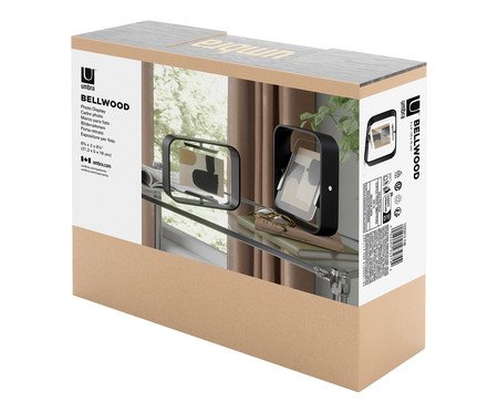 Porta-Retrato Bellwood Preto - Foto 10X15cm | Westwing