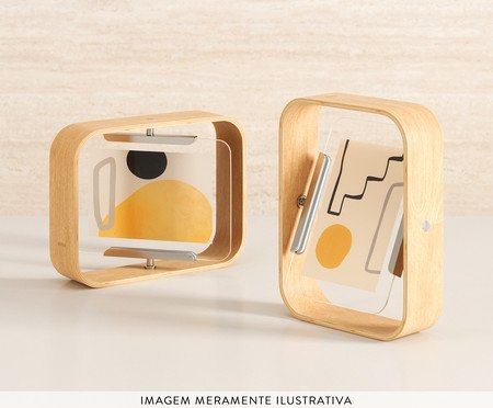 Porta-Retrato Bellwood Natural - Foto 10X15cm | Westwing