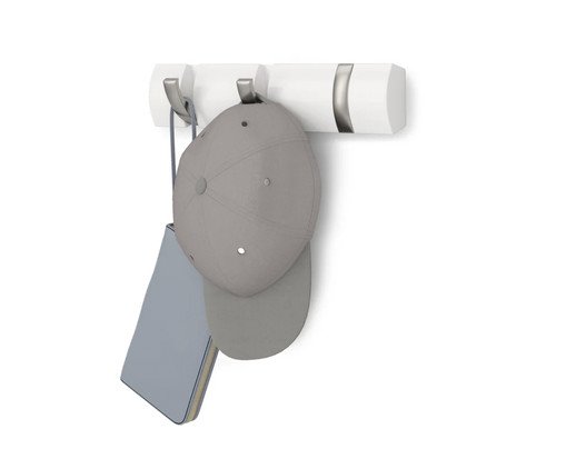 Cabideiro de Parede Flip 3, white | WestwingNow
