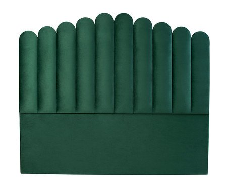 Cabeceira em Veludo La Donna - Verde Floresta