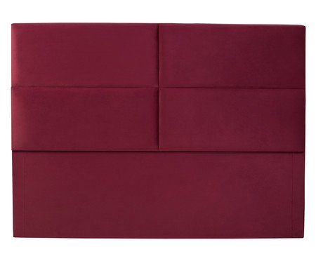 Cabeceira Fit Toronto - Bordô