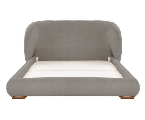 Cama Lumie Veludo Soft Cinza, grey | WestwingNow