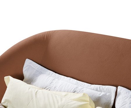 Cama Lumie Bouclé Atoalhado Terracota | Westwing