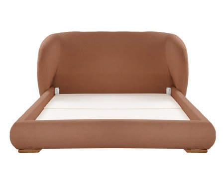 Cama Lumie Bouclé Atoalhado Terracota