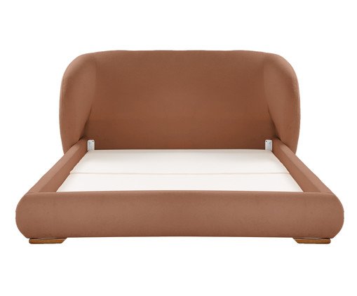 Cama Lumie Bouclé Atoalhado Terracota, Terracotta | WestwingNow