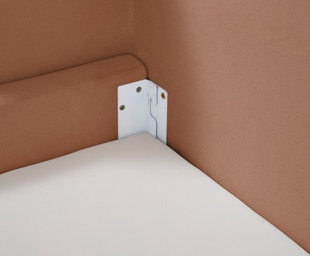 Cama Lumie Bouclé Atoalhado Terracota | Westwing