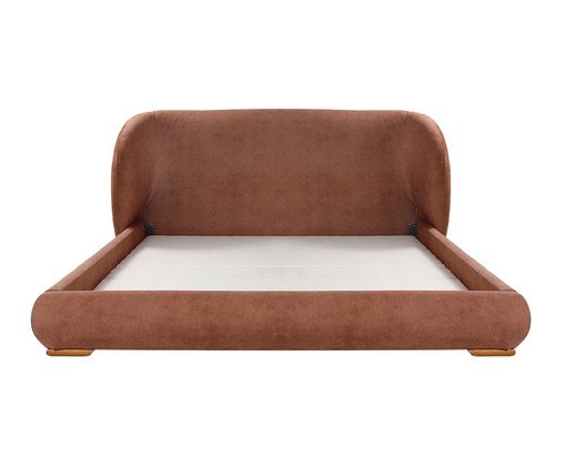 Cama Lumie Bouclé Atoalhado Terracota, Terracotta | WestwingNow
