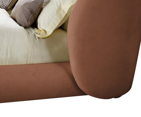 Cama Lumie Bouclé Atoalhado Terracota | Westwing
