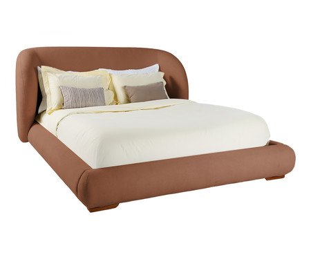 Cama Lumie Bouclé Atoalhado Terracota | Westwing