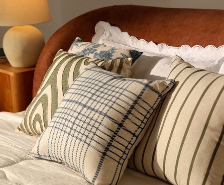 Cama Lumie Veludo Soft Tijolo | Westwing
