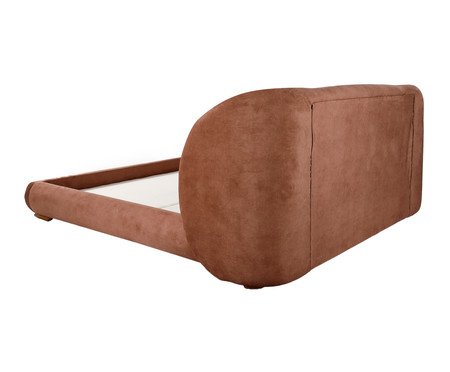 Cama Lumie Veludo Soft Tijolo | Westwing