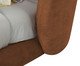 Cama Lumie Veludo Soft Tijolo, orange | WestwingNow