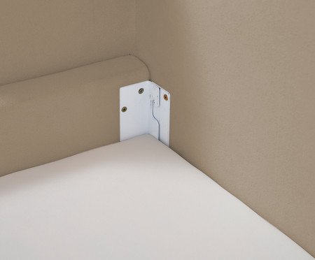 Cama Lumie Veludo Soft Bege | Westwing