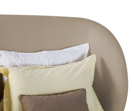 Cama Lumie Veludo Soft Bege | Westwing