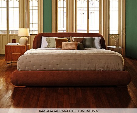 Cama Lumie Veludo Soft Bege | Westwing
