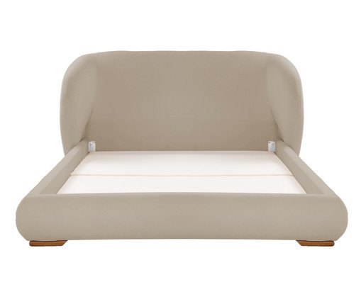 Cama Lumie Veludo Soft Bege, beige | WestwingNow