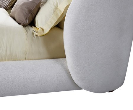 Cama Lumie Bouclé Atoalhado Branco | Westwing