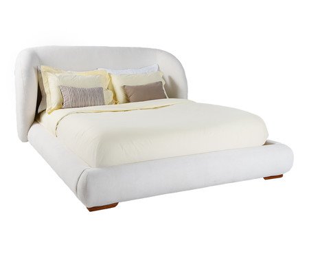 Cama Lumie Bouclé Atoalhado Branco | Westwing