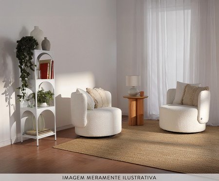 Estante Grand Arc Branco | Westwing