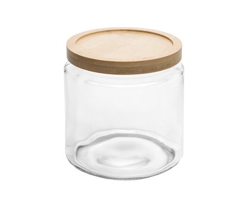 Porta Mantimentos Bambu Oásis - 1,5L, transparent | WestwingNow