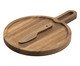 Jogo de Tábua Redonda e Faca Lignum, beige | WestwingNow