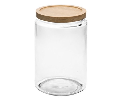 Porta Mantimentos Bambu Oásis - 2,5L, transparent | WestwingNow