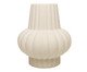 Vaso de Cerâmica Pilar Central Ondulado, beige | WestwingNow