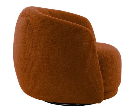 Poltrona em bouclé Moon Terracota | Westwing