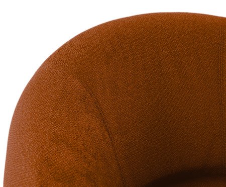 Poltrona em bouclé Moon Terracota | Westwing