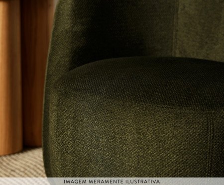 Poltrona em bouclé Moon Terracota | Westwing