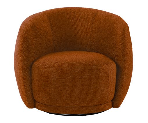 Poltrona em bouclé Moon Terracota, Terracotta | WestwingNow
