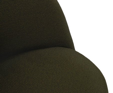 Poltrona em bouclé Moon Verde | Westwing