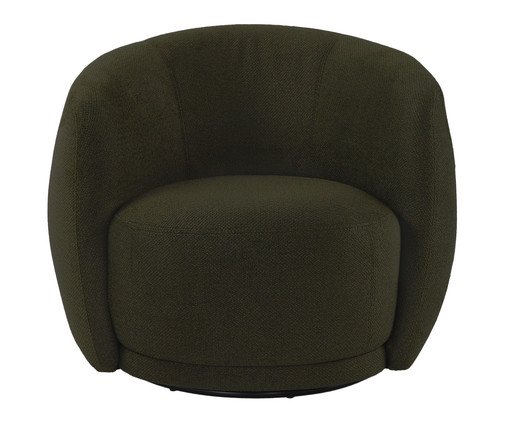 Poltrona em bouclé Moon Verde, green | WestwingNow