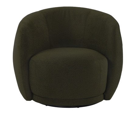 Poltrona em bouclé Moon Verde | Westwing