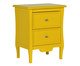 Mesa Cabeceira 2 Gavetas Amsterdã Todo Laqueado Amarelo, yellow | WestwingNow