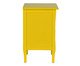 Mesa Cabeceira 2 Gavetas Amsterdã Todo Laqueado Amarelo, yellow | WestwingNow