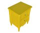 Mesa Cabeceira 2 Gavetas Amsterdã Todo Laqueado Amarelo, yellow | WestwingNow