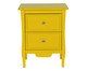 Mesa Cabeceira 2 Gavetas Amsterdã Todo Laqueado Amarelo, yellow | WestwingNow