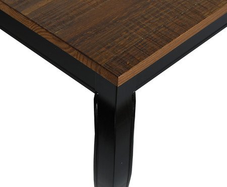 Mesa Dublin Tampo Amêndoa Preto | Westwing