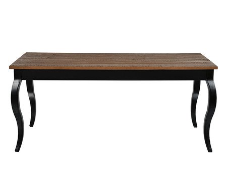 Mesa Dublin Tampo Amêndoa Preto | Westwing